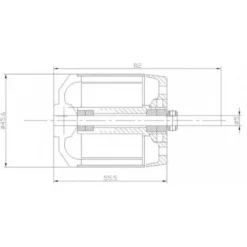 Moteur Brushless DM3630 (293g, 650kv, 950W) Pro-Tronik