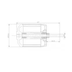 Moteur Brushless DM3635 (344g, 400kv, 1100W) Pro-Tronik