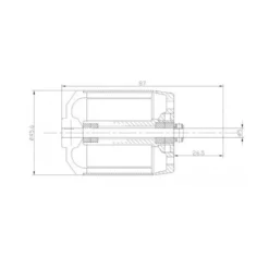 Moteur Brushless DM3635 (344g, 470kv, 1150W) Pro-Tronik