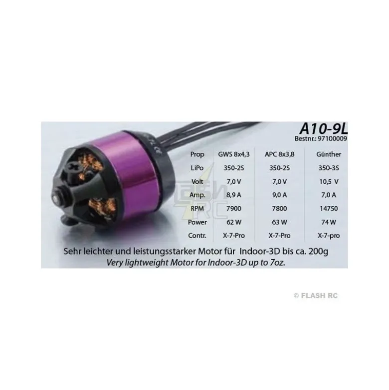 Moteur Brushless Hacker A10-9L