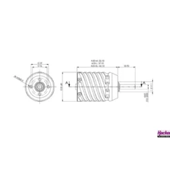 Moteur brushless Hacker A20-12 XL Competition (104g, 1039kv,240W)