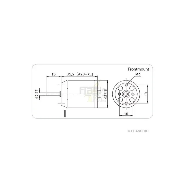 Moteur Brushless Hacker A20-12XL EVO