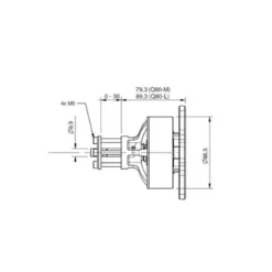 Moteur Brushless Hacker Q80-8M V2