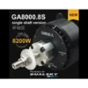 Moteur Dualsky GA8000.8S Single Shaft 80-120CC (1140g, 160kv, 8200W)