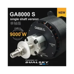 Moteur Dualsky GA8000.9S - Single Shaft Edition (1140g, 140kV, 4000W)