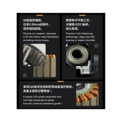 Moteur Dualsky GA8000.9S - Single Shaft Edition (1140g, 140kV, 4000W)
