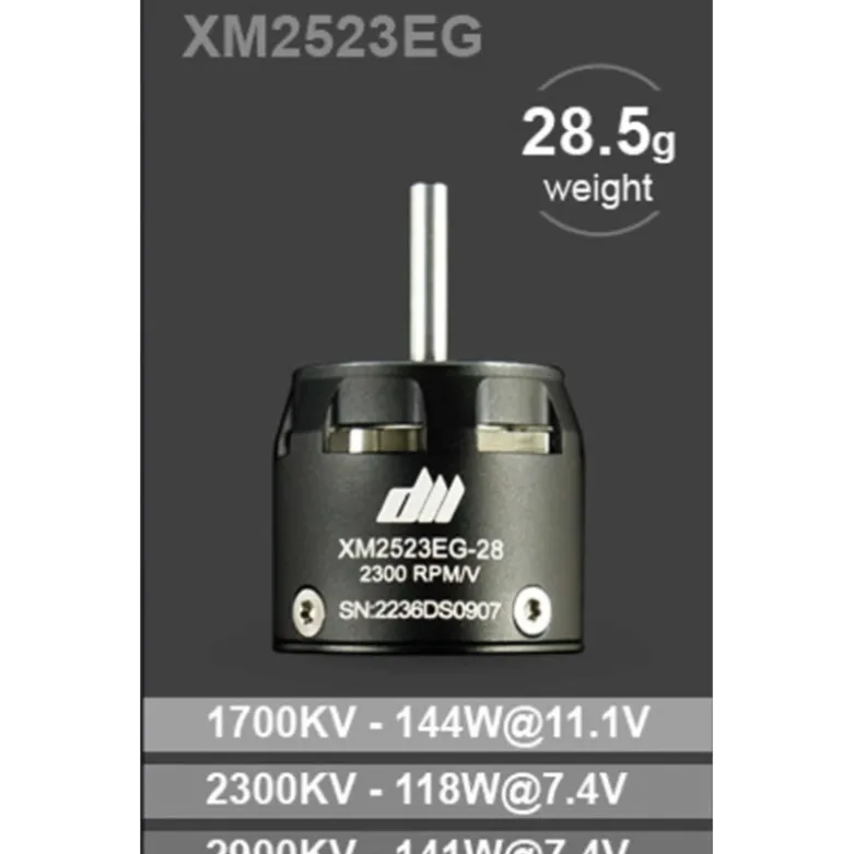 Moteur Dualsky XM2523EG-28 (28,5g, 2300KV)