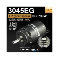 Moteur Dualsky XM3045EG-12 (120g, 820kV, 799W)