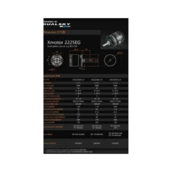 Moteur Dualsky XM2225EG-16 (32g, 2300kV, 178W)