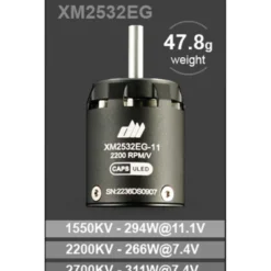 Moteur Dualsky XM2532EG-11 (47,8g, 2200kv, 266W)