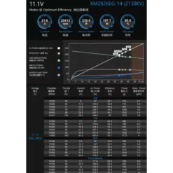 Moteur Dualsky XM2826EG-14 (41g, 2130kV, 480W)