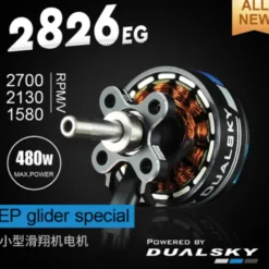 Moteur Dualsky XM2826EG-19 (41g, 1580kV, 384W)