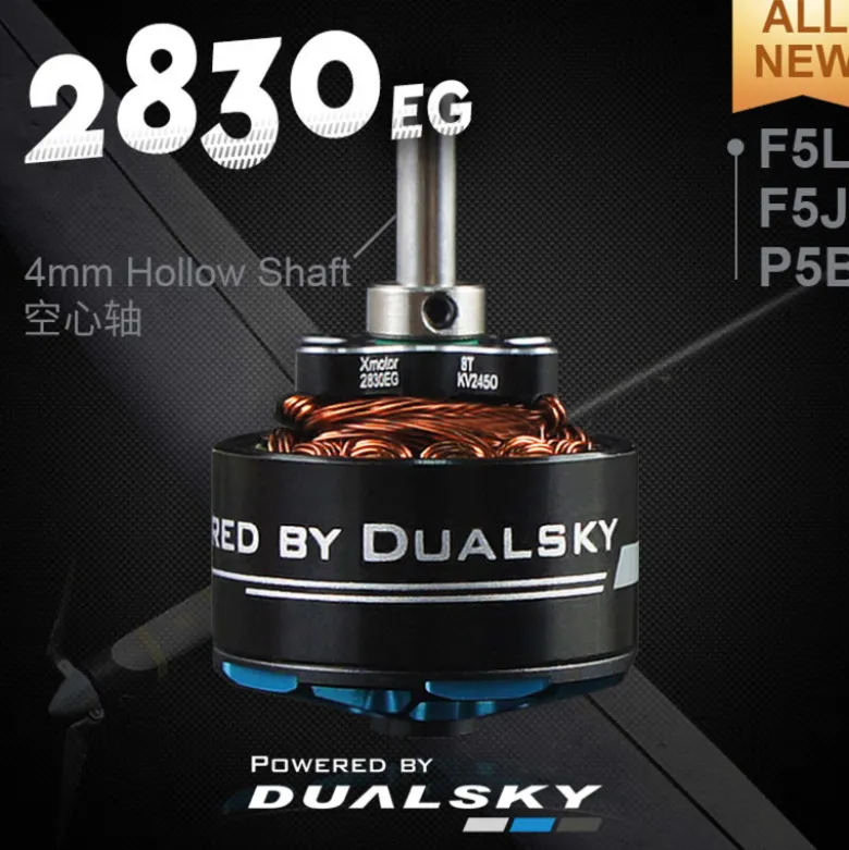 Moteur Dualsky XM2830EG-10 (55g, 1950kV, 588W)