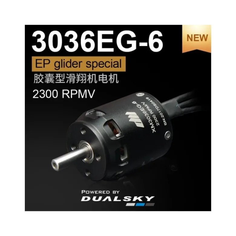 Moteur Dualsky XM3036EG-6 SE (89g, 2300kV, 400W)