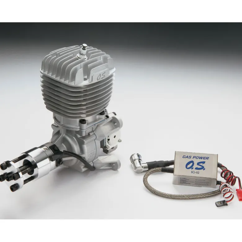 Moteur essence 2T OS GT 60 avec silencieux