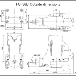 Moteur 4 temps SAITO FG-36B - Essence