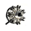 Moteur 4 temps UMS radial, 7 cylindres 35cc, méthanol