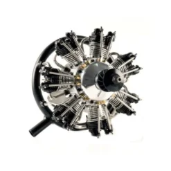 Moteur 4 temps UMS radial, 7 cylindres 35cc, méthanol