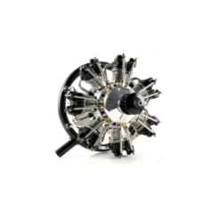 Moteur 4 temps UMS radial, 7 cylindres 77cc, méthanol