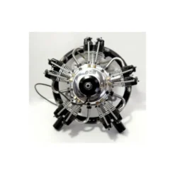Moteur 4 temps UMS radial, 5 cylindres 75cc, essence