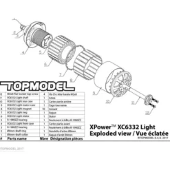 Moteur XPower XC6332/Light