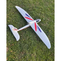 Motoplaneur - Fox Roméo - Topmodel - (env. 1.5m) Bleu blanc rouge PNP