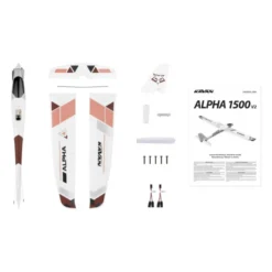 Motoplaneur Kavan Alpha V2 1500mm ARF - rouge