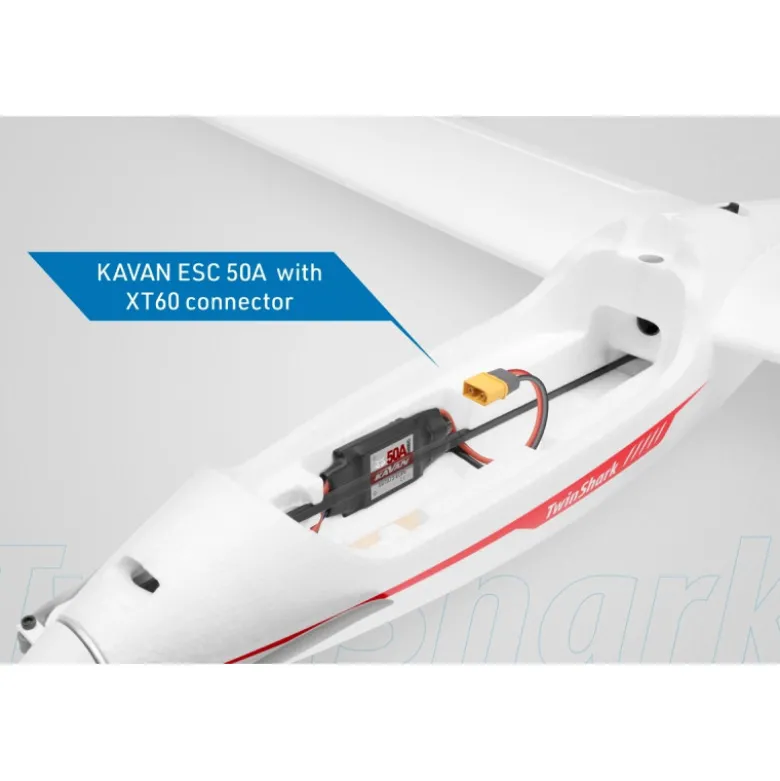 Motoplaneur Kavan TwinShark 304TS - env. 2.7m ARF