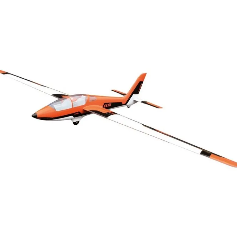 Motoplaneur Robbe MDM-1 Fox blanc & orange fibre de verre PNP env.3,50 m