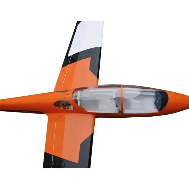 Motoplaneur Robbe MDM-1 Fox blanc & orange fibre de verre PNP env.3,50 m