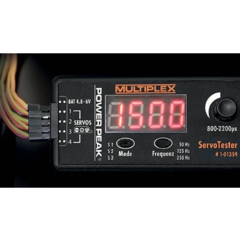 Multiplex Power Peak Servo Tester