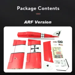 OMPHOBBY Fun Stick Balsa rouge avion 1.65m ARF