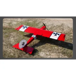 OMPHOBBY Fun Stick Balsa rouge avion 1.65m PNP