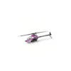 OMPHOBBY M1 V3 PRO - Nebula Pink-BNF Hélicoptère Micro 3D Direct Drive (ExpressLRS Intégré)