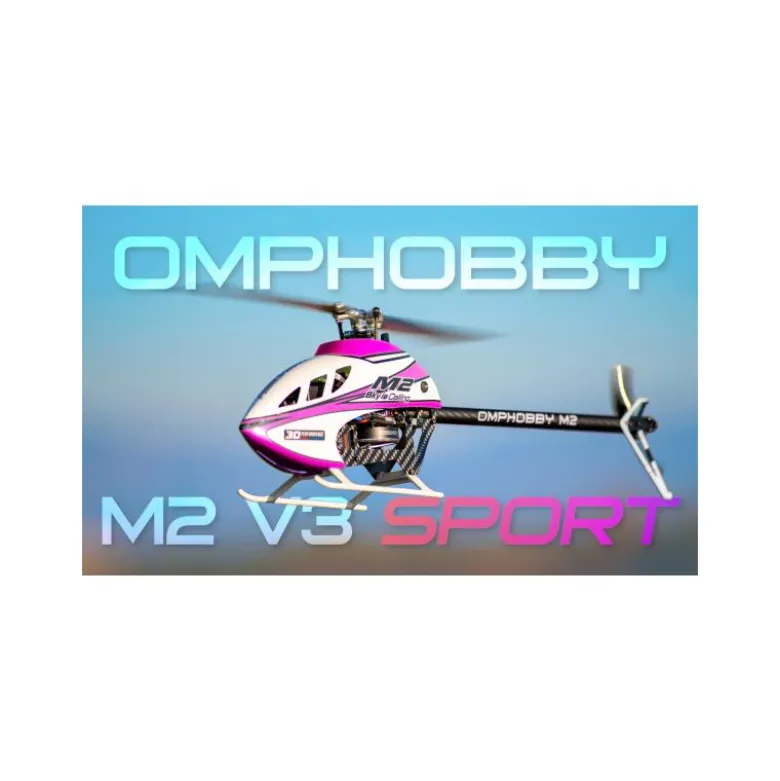 OMPHOBBY M2 V3 Sport RC Helicopter rose