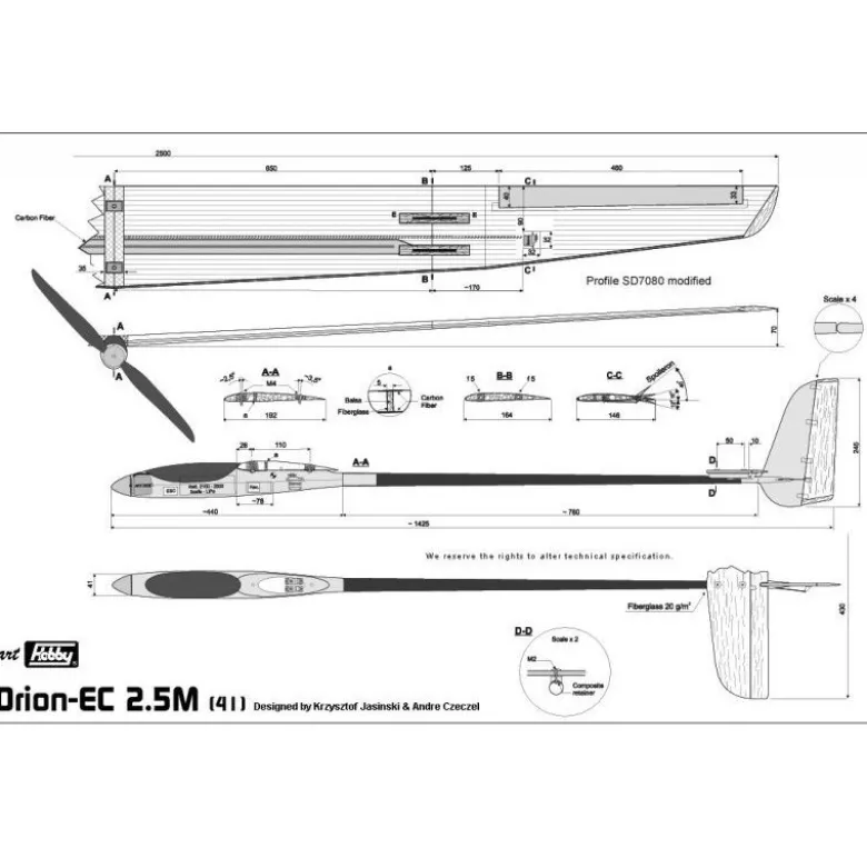 Orion ECL env.2.50m Art Hobby