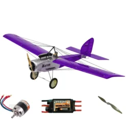 Pack Avion Ecotop Baron Violet ARF env.1.57m avec motorisation