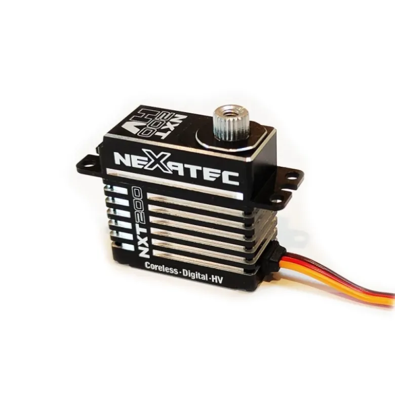Pack de 4x Nexatec NXT 200-HV servo (23.4g, 15,1kg/cm, 0,10sec/60°)