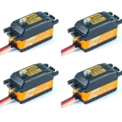 Pack de 4x servo numérique bas profil Savox SC-1251MG+ (44g, 9kg.cm, 0.09s/60°)