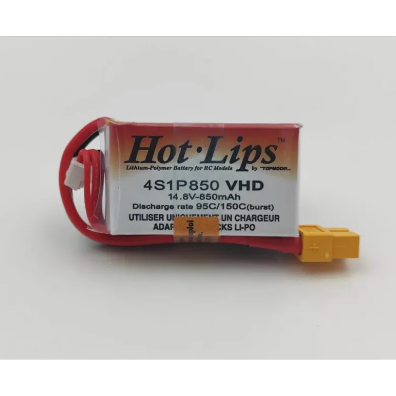 PACK LiPo HOT LIPS VHD 14,8V 850mAh 4S1P XT60