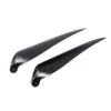Paire pales repliables 10×8' pied 8mm/ axe 3mm (plastique noir)