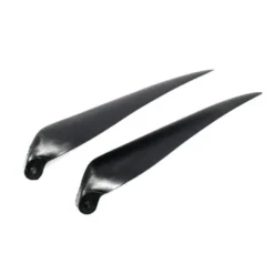 Paire pales repliables 10×8' pied 8mm/ axe 3mm (plastique noir)