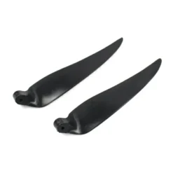 Paire pales repliables 10×8' pied 8mm/ axe 3mm (plastique noir)