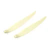 Paire pales repliables 13x9' pied 8mm/ axe 3mm (plastique blanc)