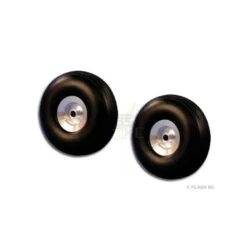 Paire roues ballon Ø38x14mm (moyeu alu)