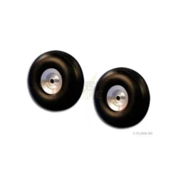 Paire roues ballon Ø44x16mm (moyeu alu)