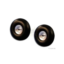 Paire roues ballon Ø57x21mm (moyeu alu)
