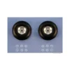 Paire roues ballon Ø95x34mm (moyeu alu)