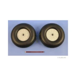 Paire roues NoNa Ø195x55mm + roulements
