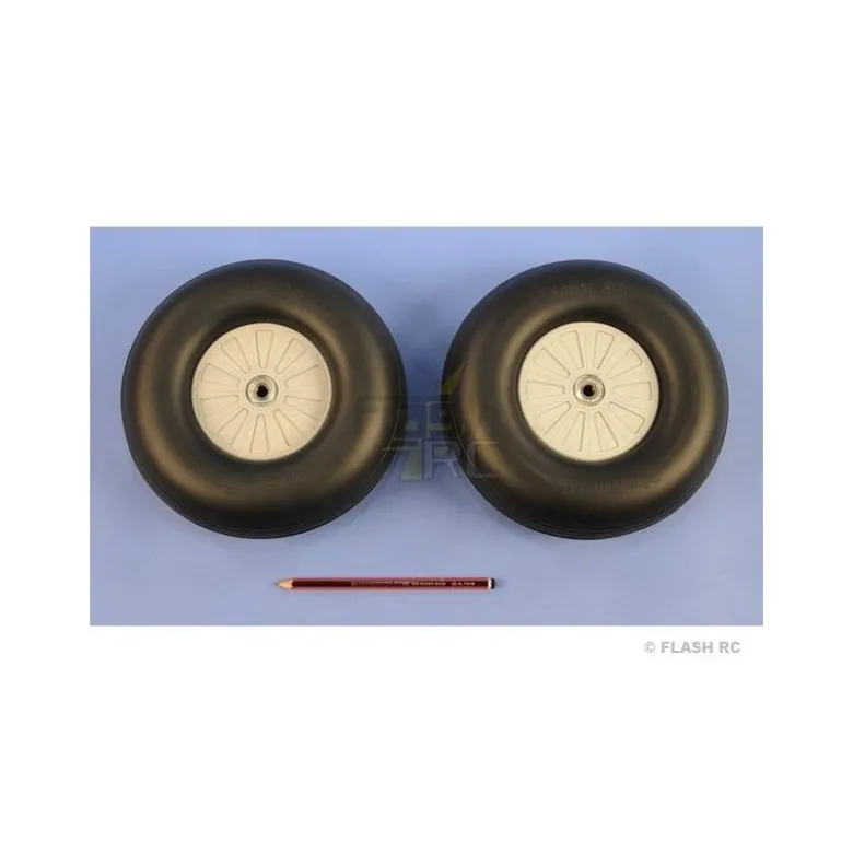 Paire roues NoNa Ø195x55mm + roulements